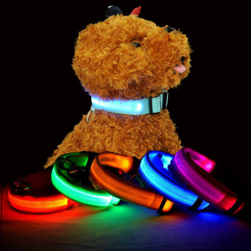 LED GLOW DOG COLLARS