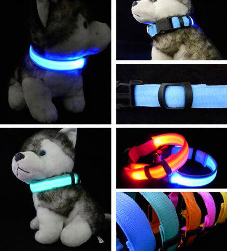 LED GLOW DOG COLLARS