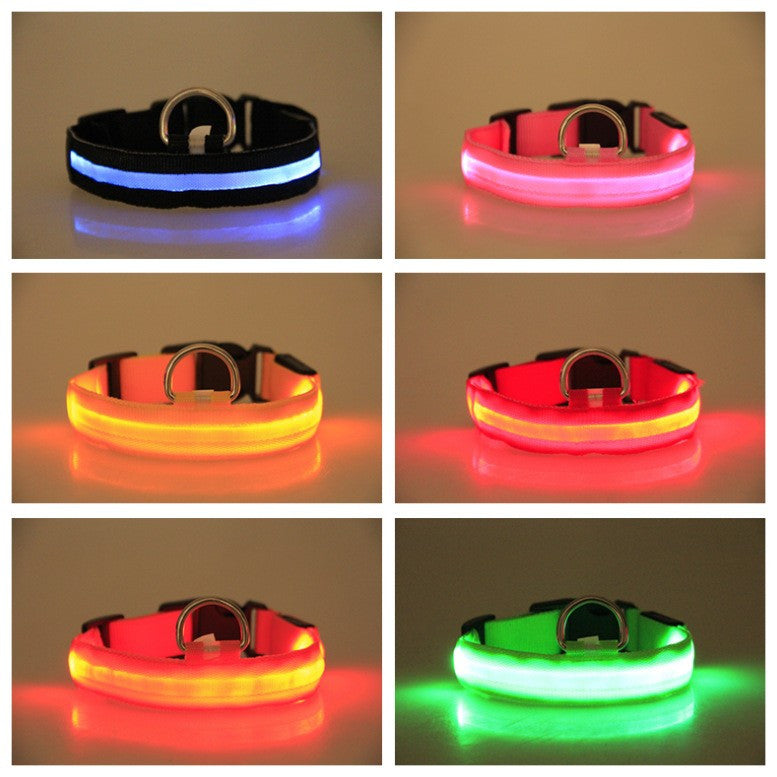 LED GLOW DOG COLLARS