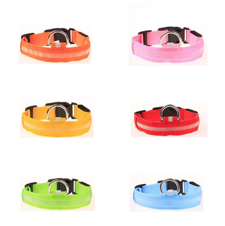 LED GLOW DOG COLLARS