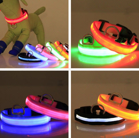 LED GLOW DOG COLLARS