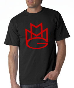 Maybach Music Group Tshirt:Black with Red Print - TshirtNow.net - 1