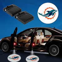Thumbnail for 2 NFL MIAMI DOLPHINS WIRELESS LED CAR DOOR PROJECTORS