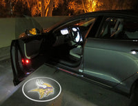 Thumbnail for 2 NFL MINNESOTA VIKINGS WIRELESS LED CAR DOOR PROJECTORS
