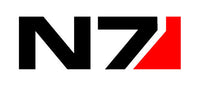 Thumbnail for Mass Effect 2 N7 Decal black/red - Sale - TshirtNow.net