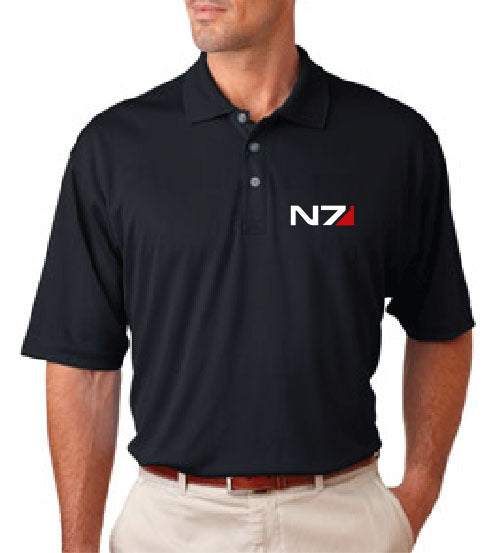 Mass Effect N7 Logo Knit Polo - TshirtNow.net - 3