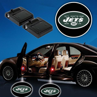 Thumbnail for 2 NFL NEW YORK JETS WIRELESS LED CAR DOOR PROJECTORS