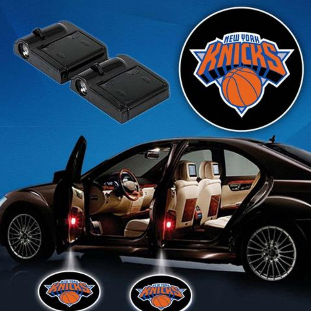 2 NBA NEW YORK KNICKS WIRELESS LED CAR DOOR PROJECTORS