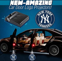 Thumbnail for 2 MLB New York Yankees Wireless LED Car Door Projectors