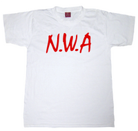 Thumbnail for N.W.A Tshirt:White With Red Print - TshirtNow.net
