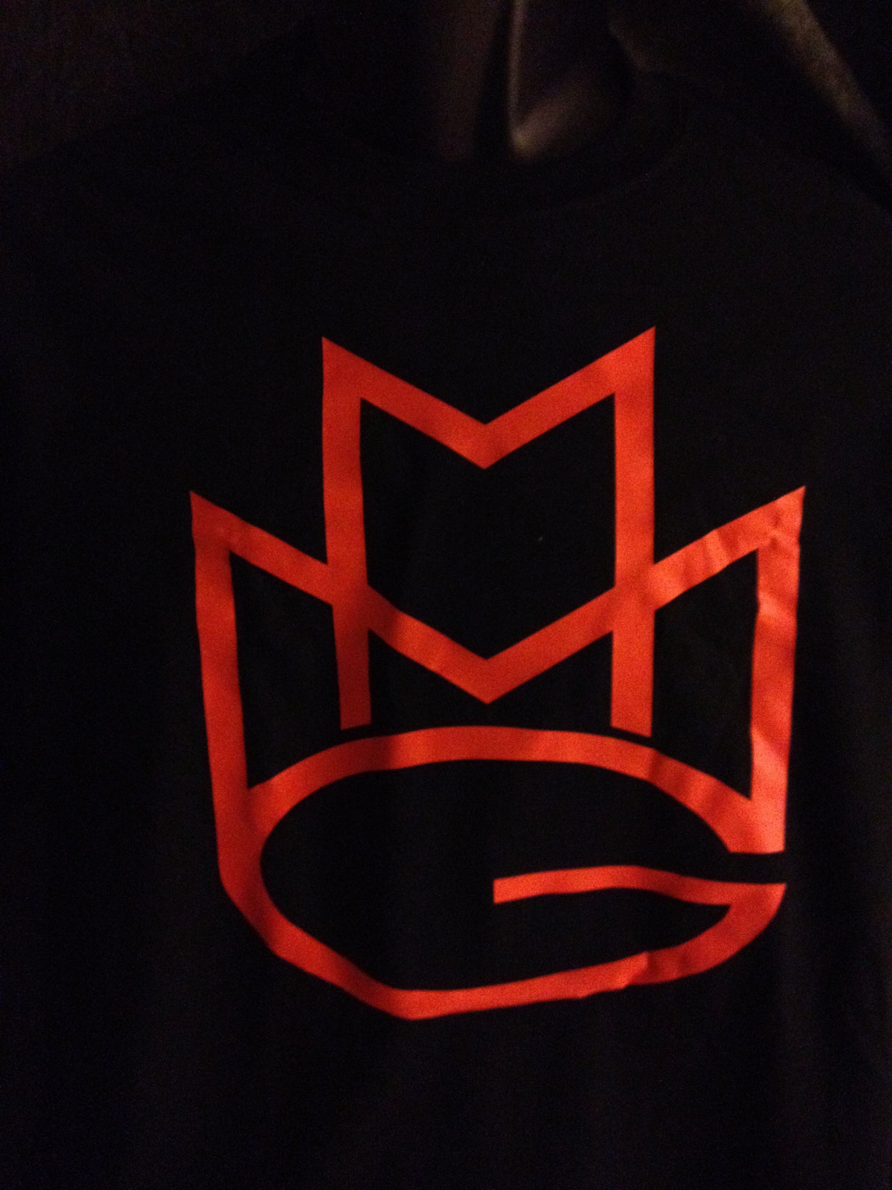 Maybach Music Group Tshirt: Black With Orange Print - TshirtNow.net - 1