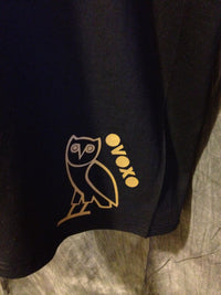 Thumbnail for Ovo Drake October's Very Own Ovoxo Owl Gang Girls Tshirt: Gold Print on Black Womens Tshirt - TshirtNow.net - 3