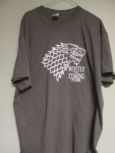Game Of Thrones House Stark Winter Is Coming Grey Tshirt - TshirtNow.net - 1