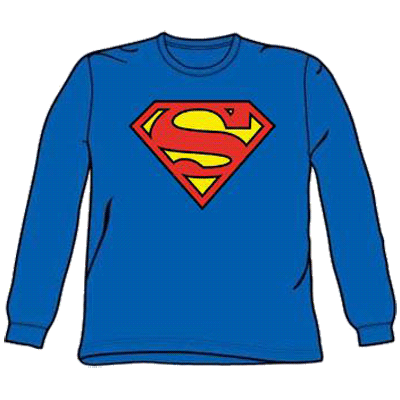 Superman Logo Longsleeve Tshirt - TshirtNow.net