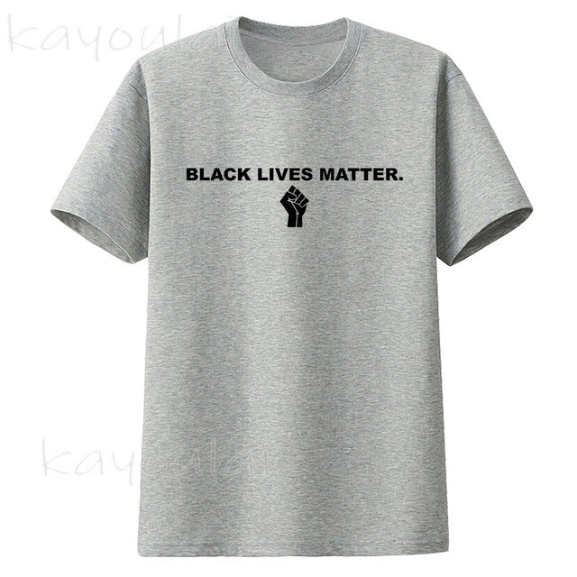 Black Lives Matter - Activist Movement Cotton Knitted Casual Unisex T-Shirt