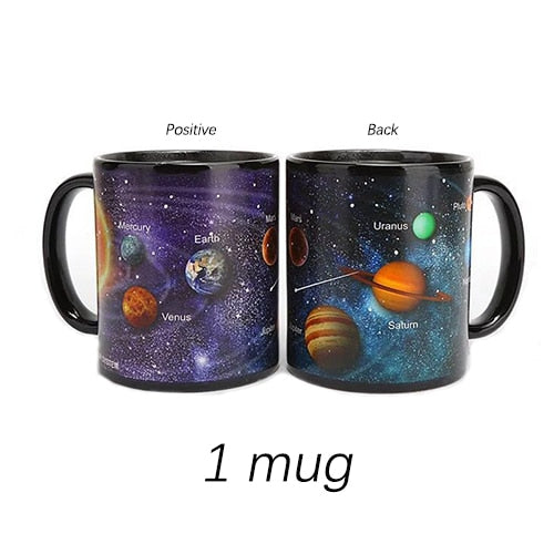 Space Collection Magic Color Changing 3D Ceramic Coffee/Tea/Milk Mugs