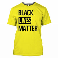 Thumbnail for Black Lives Matter Men's Knitted Polyester T-Shirt