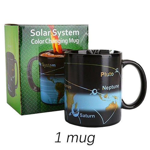 Space Collection Magic Color Changing 3D Ceramic Coffee/Tea/Milk Mugs