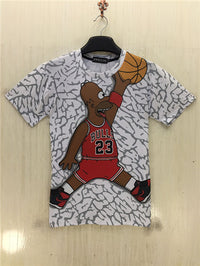 Thumbnail for The Simpsons Homer Simpson Chicago Bulls Basketball Allover Print Tshirt - TshirtNow.net - 5
