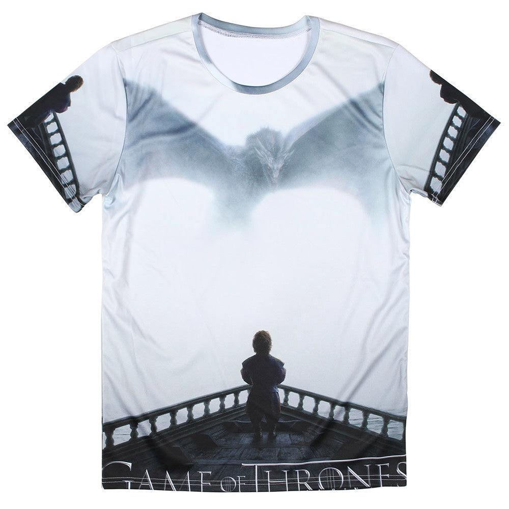 Game Of Thrones Tyrion Dragon Allover 3D Print Tshirt - TshirtNow.net - 5