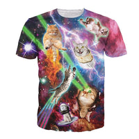 Thumbnail for 3D Allover Graphic Print Cat Tshirts - TshirtNow.net - 20