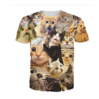 Thumbnail for 3D Allover Graphic Print Cat Tshirts - TshirtNow.net - 19