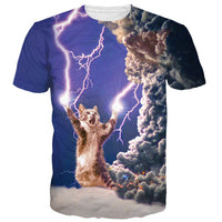 Thumbnail for 3D Allover Graphic Print Cat Tshirts - TshirtNow.net - 15