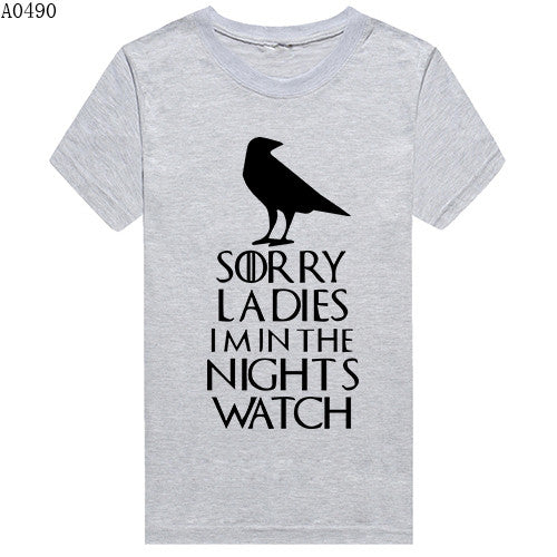 Game Of Thrones Sorry Ladies I'm In The Night's Watch Tshirt - TshirtNow.net - 8