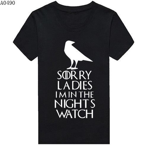 Game Of Thrones Sorry Ladies I'm In The Night's Watch Tshirt - TshirtNow.net - 17