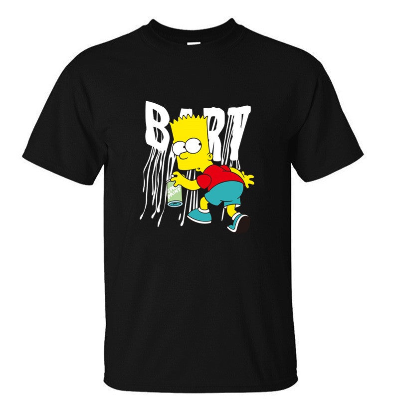 The Simpsons Bart Simpson Spray Paint Tagging Tshirt - TshirtNow.net - 5
