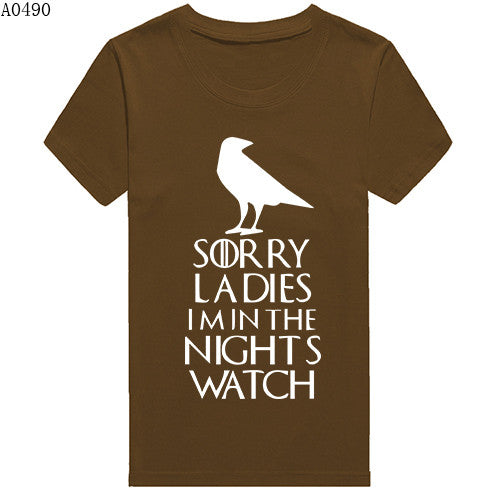 Game Of Thrones Sorry Ladies I'm In The Night's Watch Tshirt - TshirtNow.net - 18