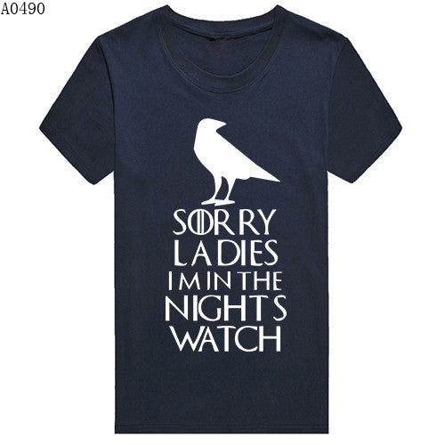Game Of Thrones Sorry Ladies I'm In The Night's Watch Tshirt - TshirtNow.net - 16