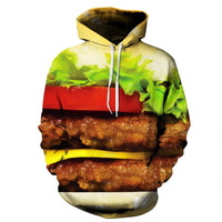 Thumbnail for Hamburger Patties Allover 3D Print Hoodie