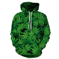 Thumbnail for Pot Leaves Allover 3D Print Hoodie
