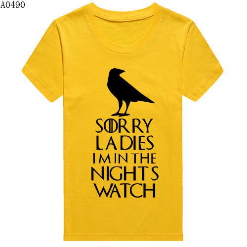 Game Of Thrones Sorry Ladies I'm In The Night's Watch Tshirt - TshirtNow.net - 13