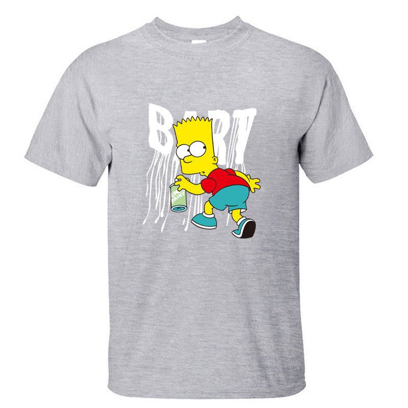 The Simpsons Bart Simpson Spray Paint Tagging Tshirt - TshirtNow.net - 4