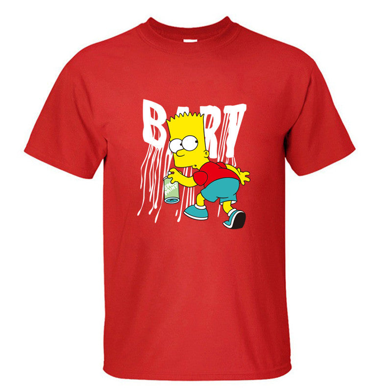 The Simpsons Bart Simpson Spray Paint Tagging Tshirt - TshirtNow.net - 2
